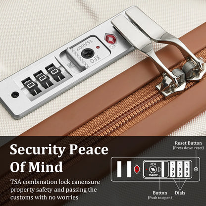 Travel Luggage Set, Hard Shell Lightweight Carry on