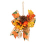 Pumpkin Maple Leaves Door Hanger for Home Holiday Fall Party Decor