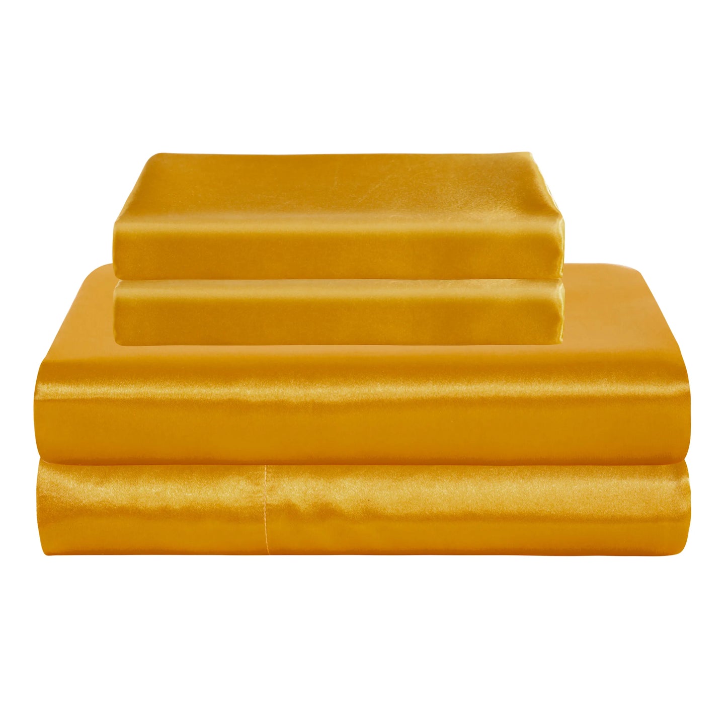 3 Pieces Silky Satin Cooling Sheet Set