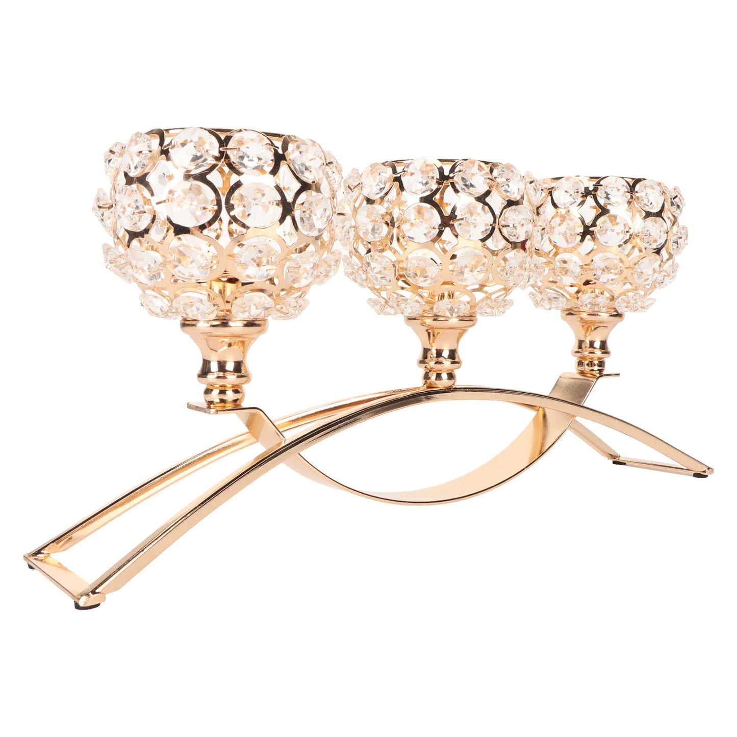 Crystal Candle Holder 3 Heads