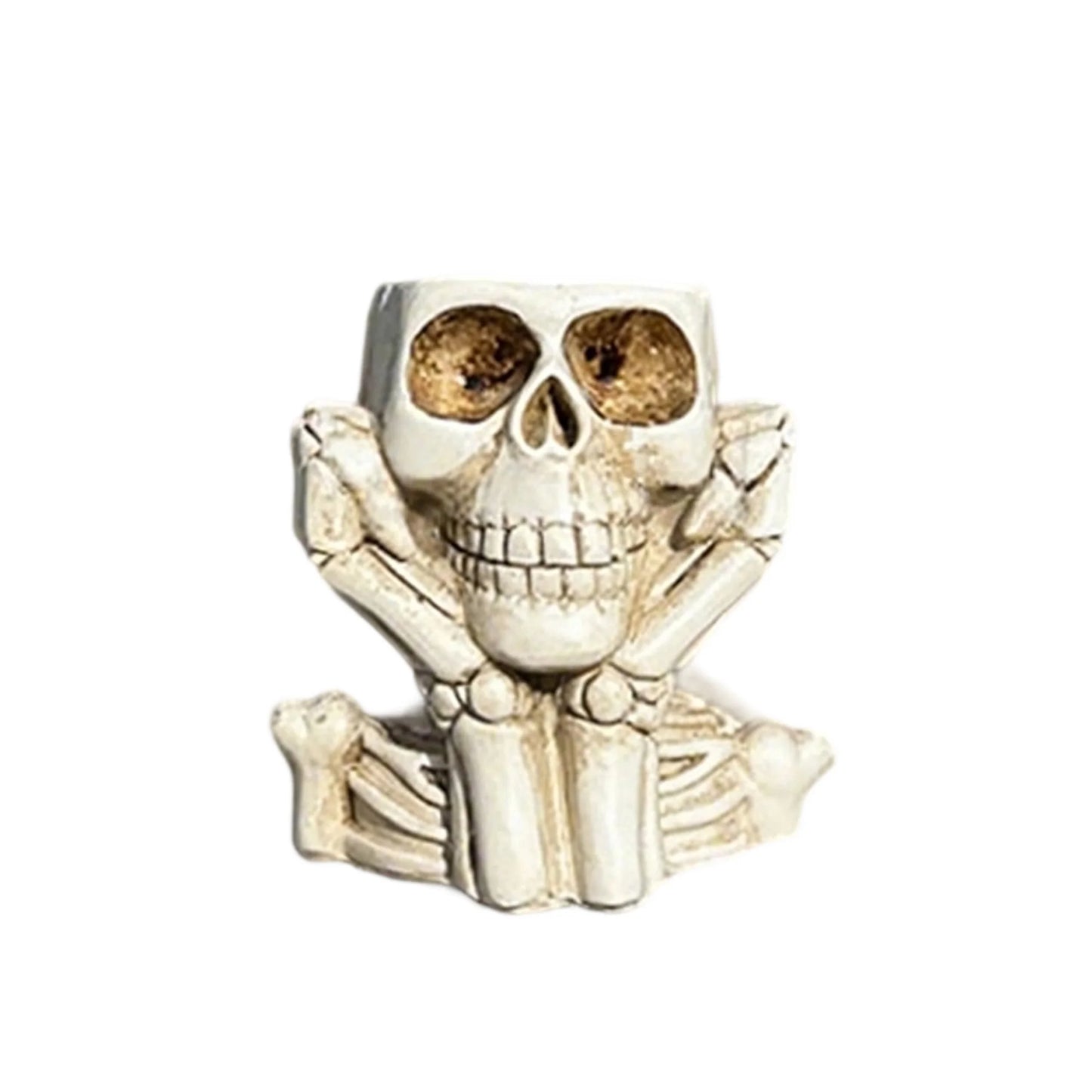 Spooky Skull Planter Flower Pot for Indoor and Outdoor