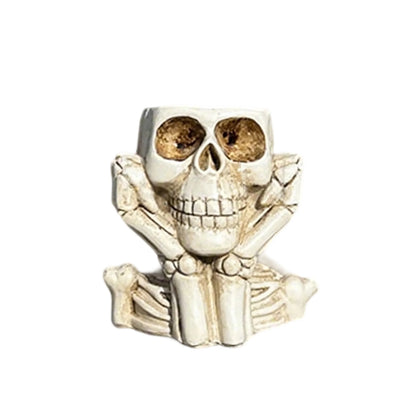 Spooky Skull Planter Flower Pot for Indoor and Outdoor
