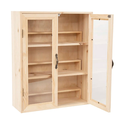 6 Layers Solid Wood Display Cabinet