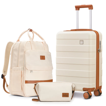 Travel Luggage Set, Hard Shell Lightweight Carry on