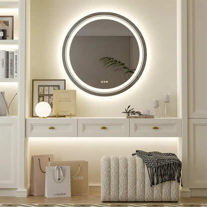 Round Bathroom Fogless Vanity Mirror