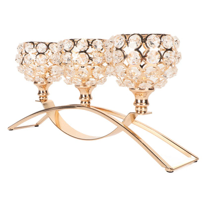 Crystal Candle Holder 3 Heads