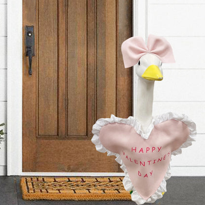 Valentine s Day Goose for Outdoor Lawn Decor