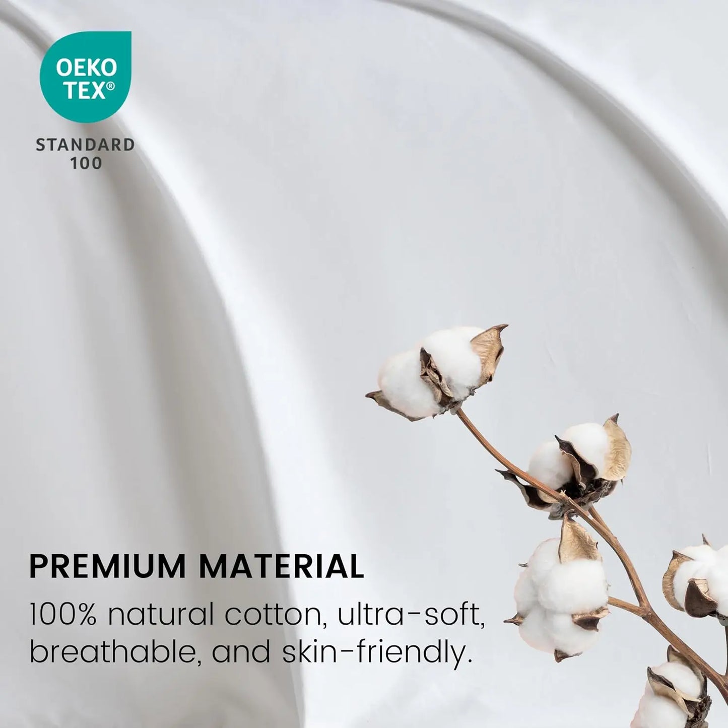 100% Egyptian Cotton Sheet Set 4Pc