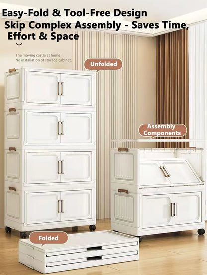 Folding Storage Cabinet Organizer