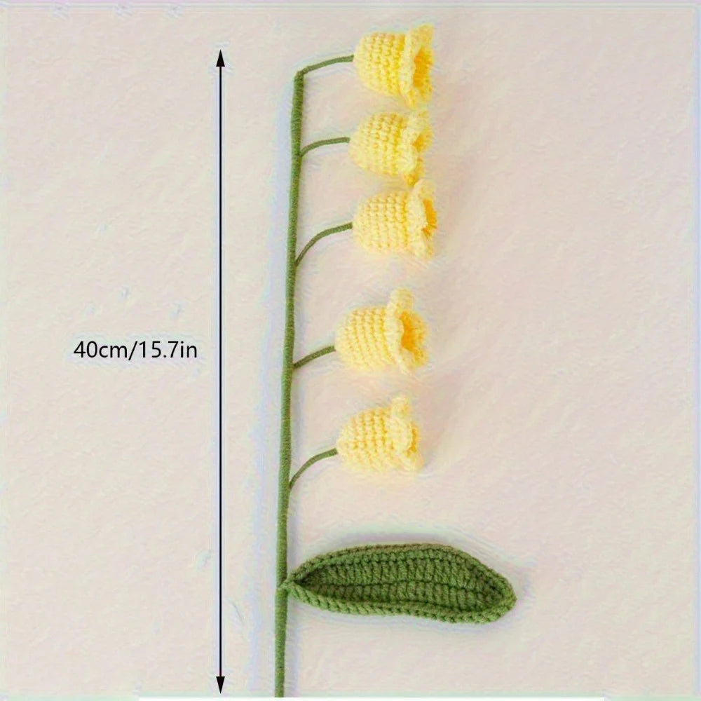 6 Crochet Flower Bouquet, 15.7 Handmade