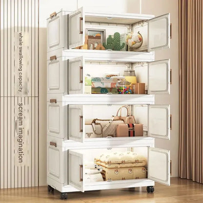 Folding Storage Cabinet Organizer