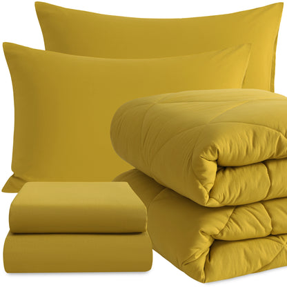 5 Piece Twin Bedding Comforter Set