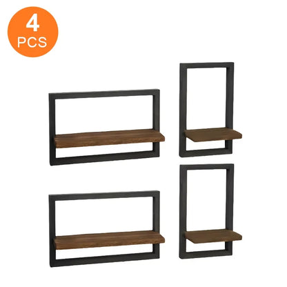 4pcs floating shelves, 15.78/8.18in long
