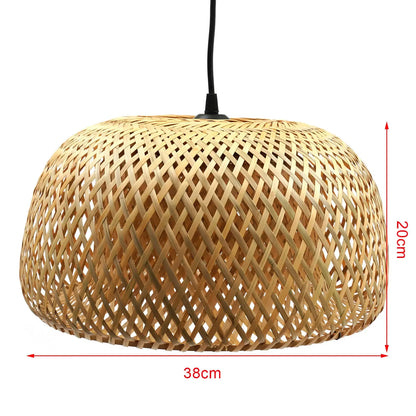 Bamboo Wicker Rattan Shade Pendant Light