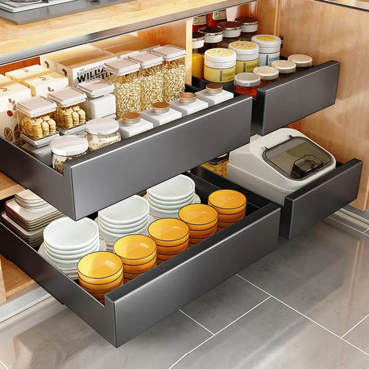 Pull Out Cabinet Organizer Carbon Steel Pull Out Drawers