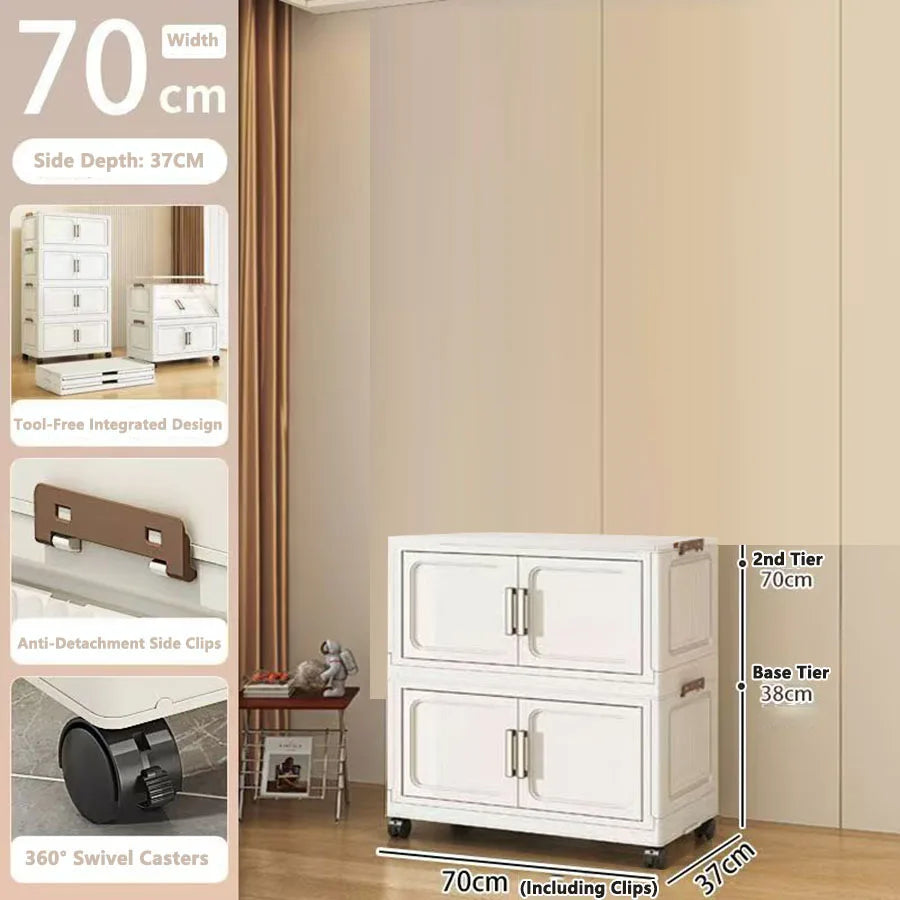 Folding Storage Cabinet Organizer