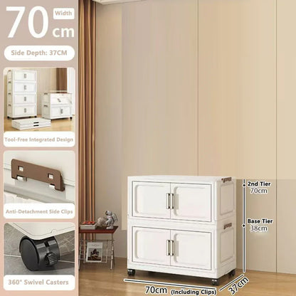 Folding Storage Cabinet Organizer